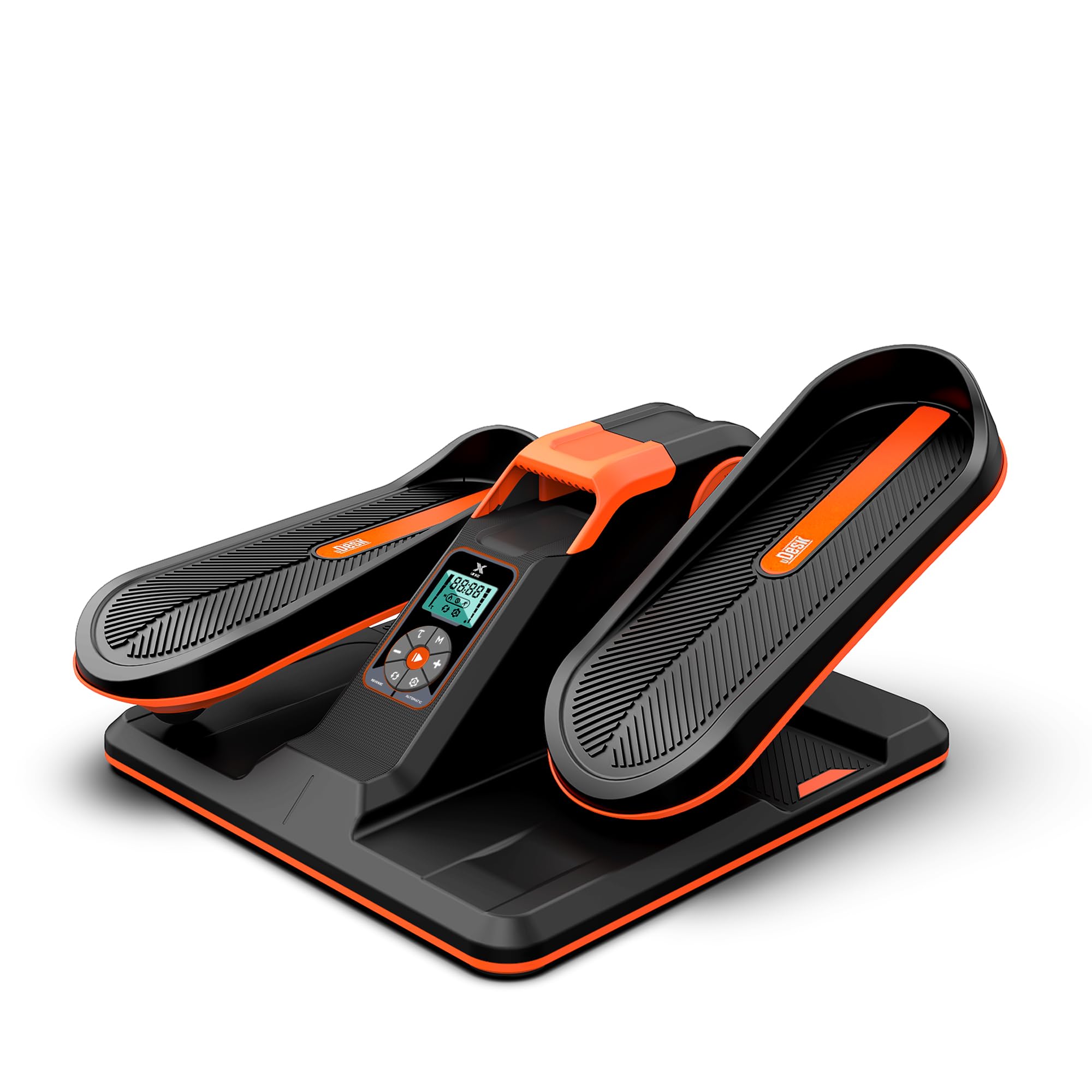 Under Desk Elliptical Machine - Portable Seated Exercise Bike with Touch Screen & Remote Control - Wireless Connectivity for Home, Office, or Gym Use - Perfect for Workouts While Working or Watching TV