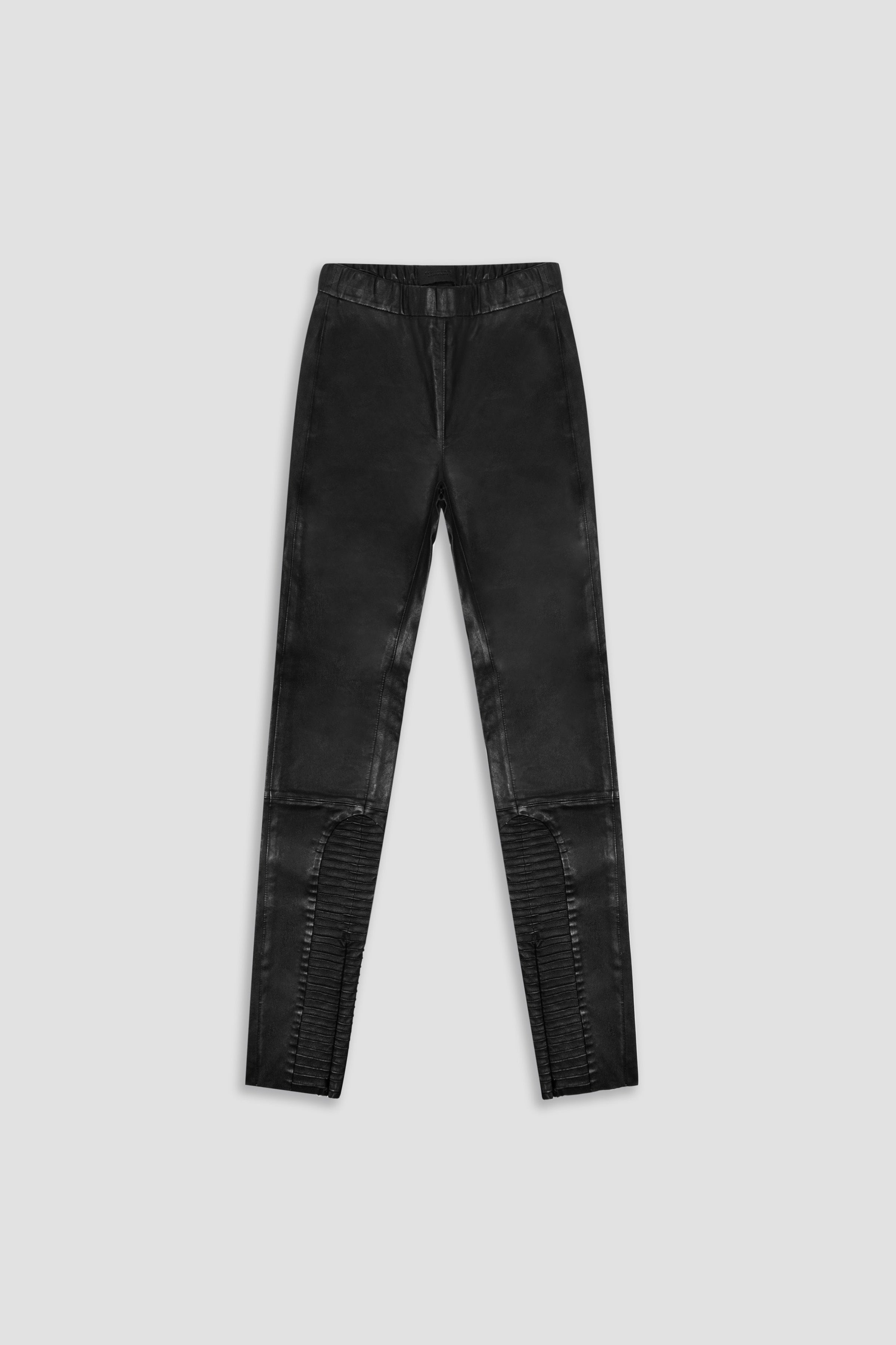 Kay Michaels Faux Leather Leggings for Women - High Waisted Stretchy Black Leggings | Perfect for Yoga, Workout & Night Out