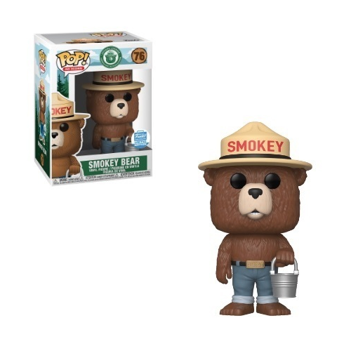 Funko Pop! AD ICONS: Smokey Bear #76 Collectible Vinyl Figure - Limited Edition for Funko Shop | Perfect for Pop Culture Fans, Office Decor & Gift Giving