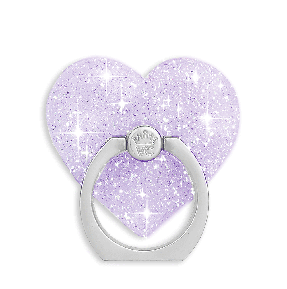 Lilac Stardust Phone Ring Holder - 360° Rotating Grip Stand for iPhone, Samsung & Smartphones | Perfect for Selfies, Videos & Hands-Free Use at Home, Office or Travel
