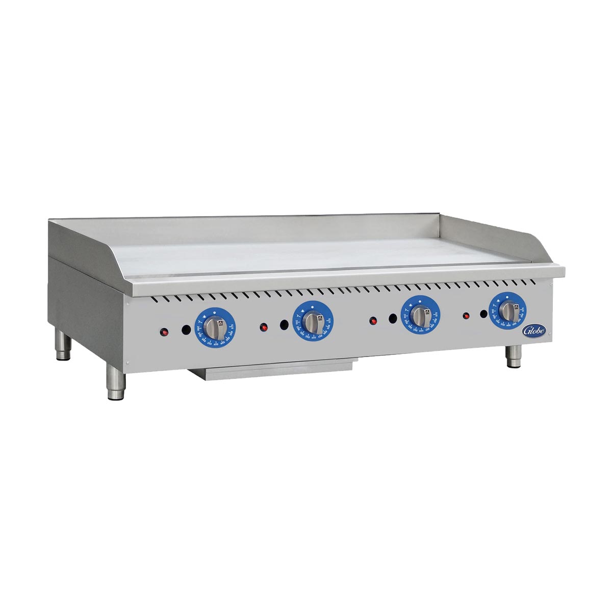**Globe GG48TG 48-Inch Commercial Thermostatic Control Gas Griddle - Perfect for Restaurants, Diners & Outdoor Catering**