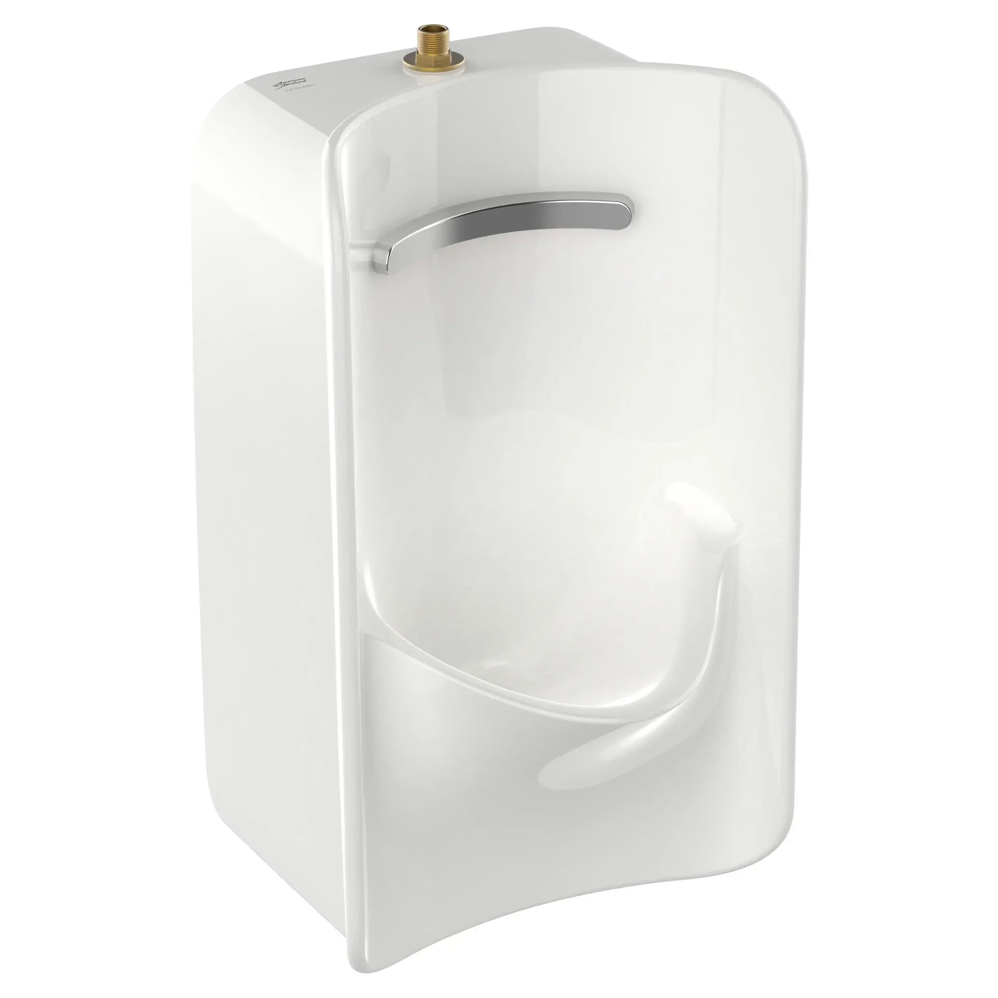 Greenbrook® 0.125 – 0.5 GPF (0.47 – 1.9 LPF) Water-Saving Top Spud Urinal with EverClean® Technology – Ideal for Commercial Restrooms, Offices, and Public Spaces