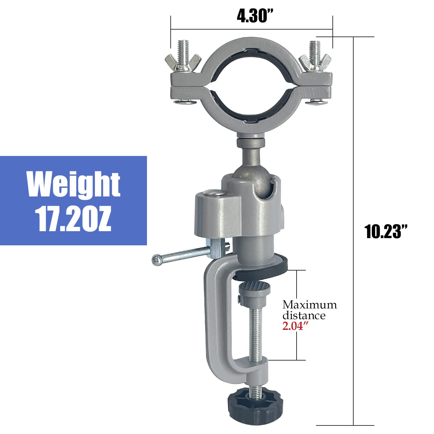 360° Rotating Electric Drill Stand Holder - Universal Bench Clamp Vise for DIY, Jewelry Making & Woodworking | Perfect for Home Workshops & Professional Use