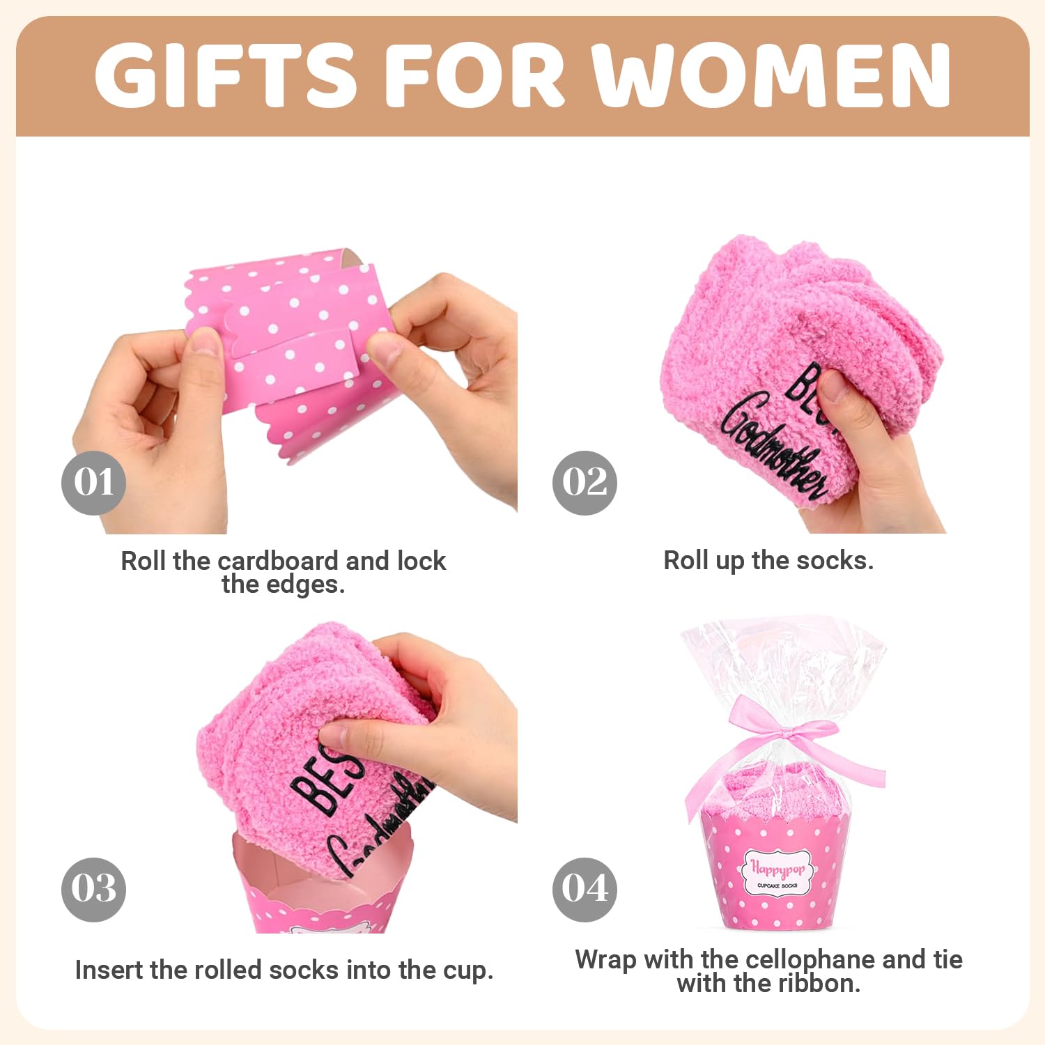 Best Godmother Gifts from Godchild - Thoughtful Present for Godmothers, Goddaughters & Godsons | Unique Mother's Day Gift for God Mom | Light Pink 'Best Godmother Ever' Keepsake (6-10