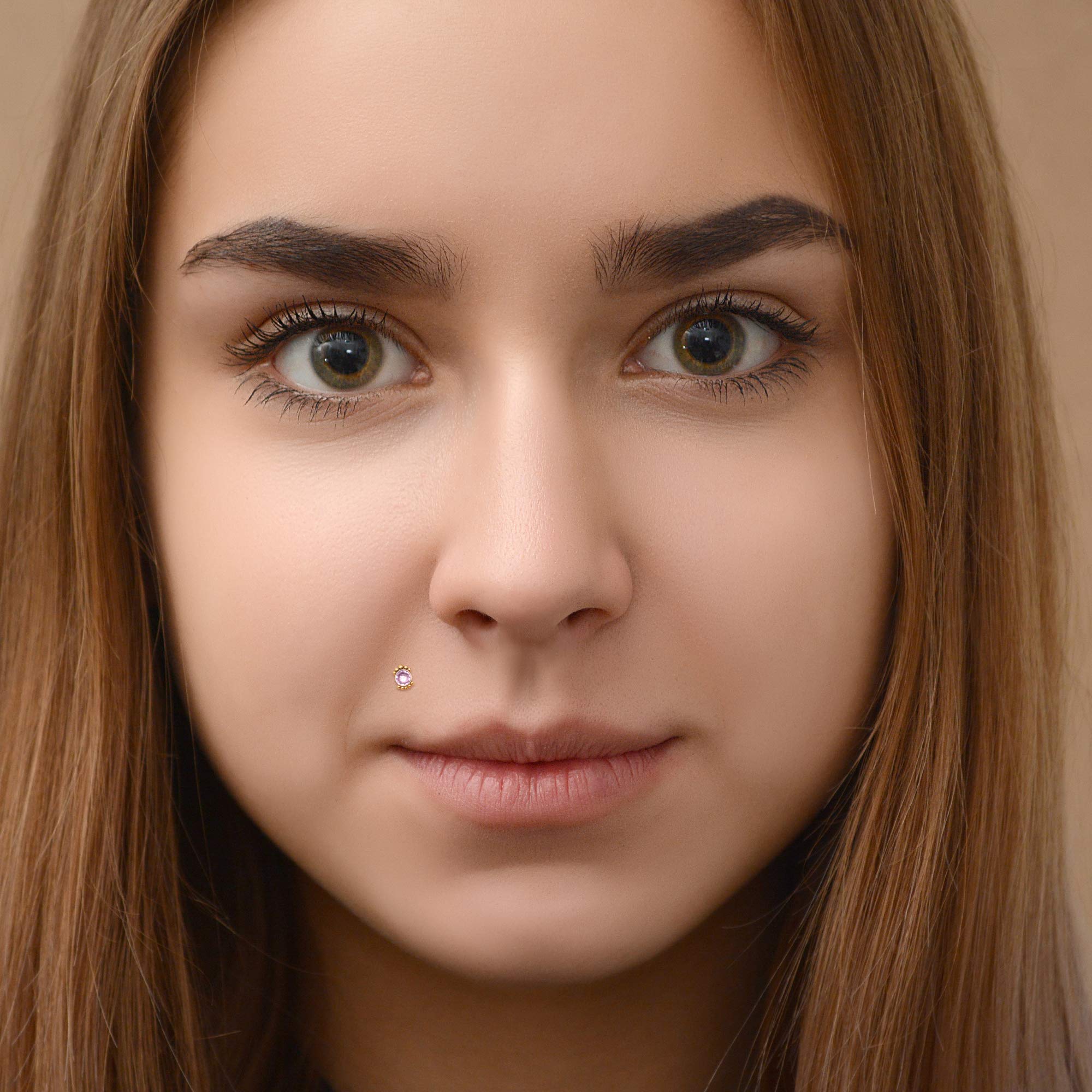 Surgical Steel Labret Piercing Jewelry - Internally Threaded Lip Ring, Monroe Stud & CZ Medusa Piercing | Hypoallergenic Body Jewelry for Lip, Nose & Facial Piercings | Perfect for Everyday Wear, Parties & Alternative Fashion