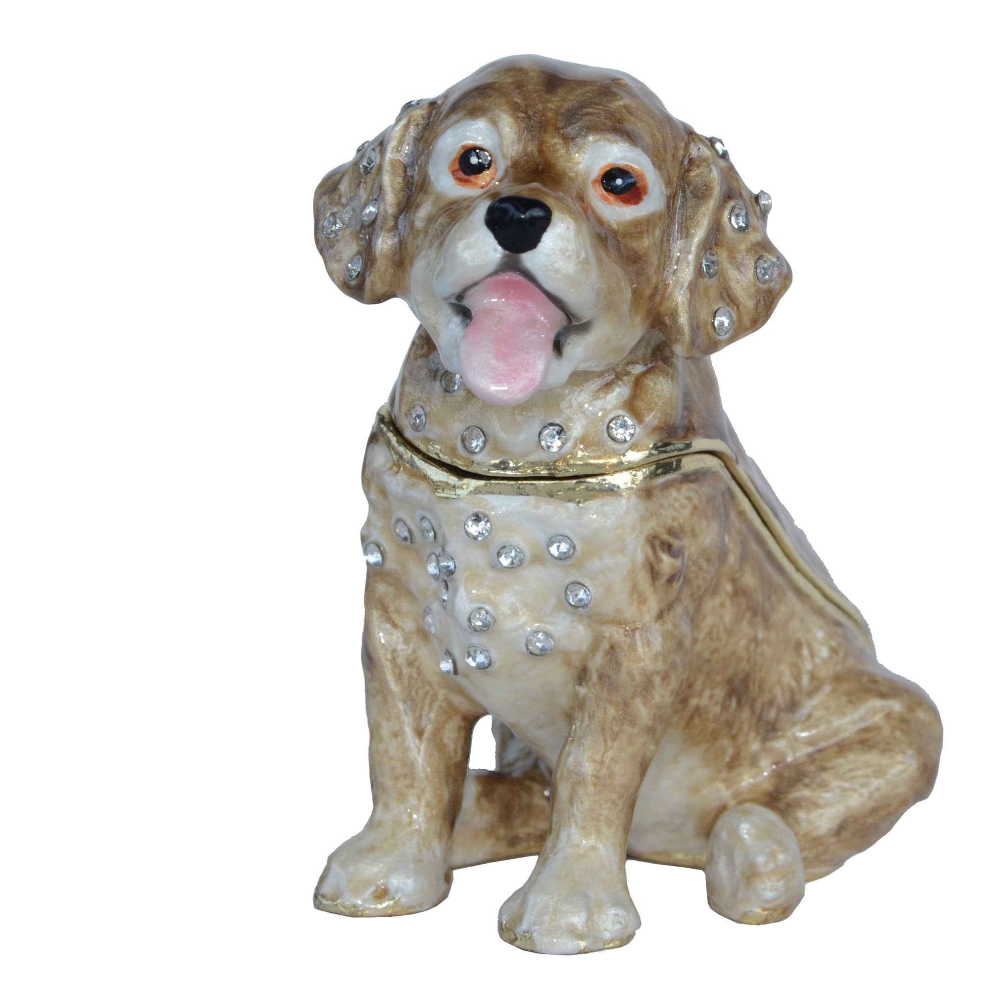 Golden Retriever Dog Jewelry Box - Handmade Wooden Keepsake Storage for Necklaces, Rings & Small Treasures - Perfect Gift for Dog Lovers & Pet Owners - Home Decor & Bedroom Organizer