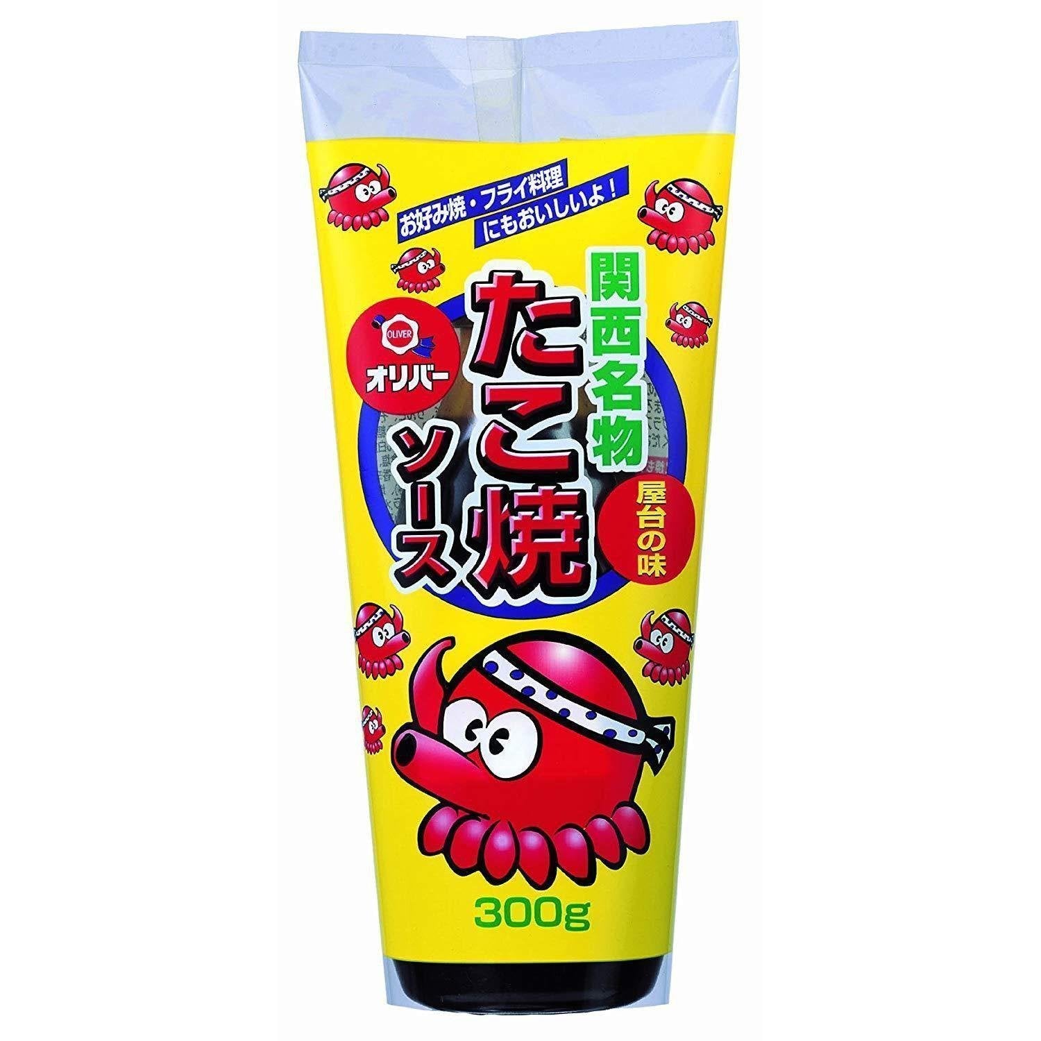 Oliver Takoyaki Sauce 300g - Authentic Japanese Octopus Ball Sauce for Takoyaki, Okonomiyaki & Japanese Cooking - Perfect for Home Chefs & Japanese Food Lovers
