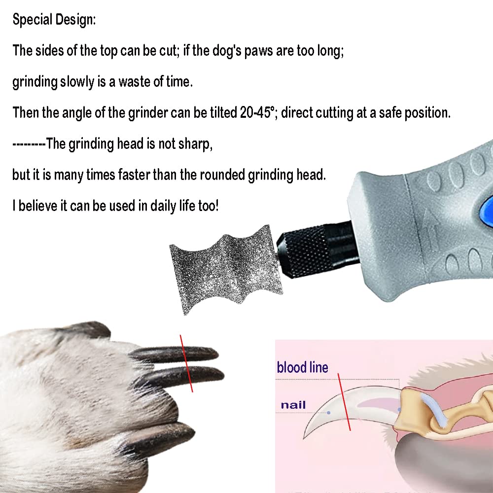 Dremel Diamond Dog Nail Grinder Bits 1/8