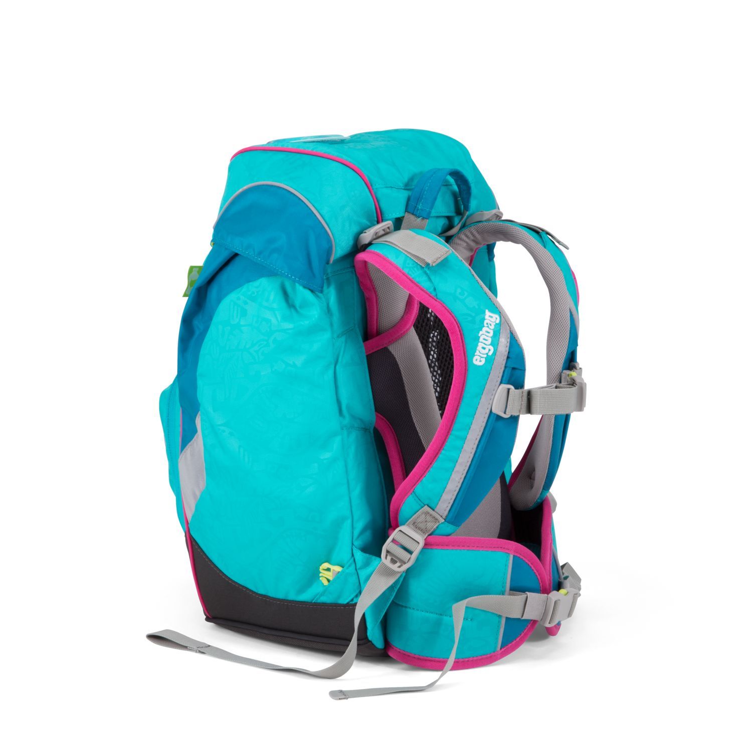 Ergobag Prime School Backpack with Hula Hoop Design - Lightweight, Durable & Ergonomic for Kids & Teens - Perfect for School, Travel & Outdoor Adventures