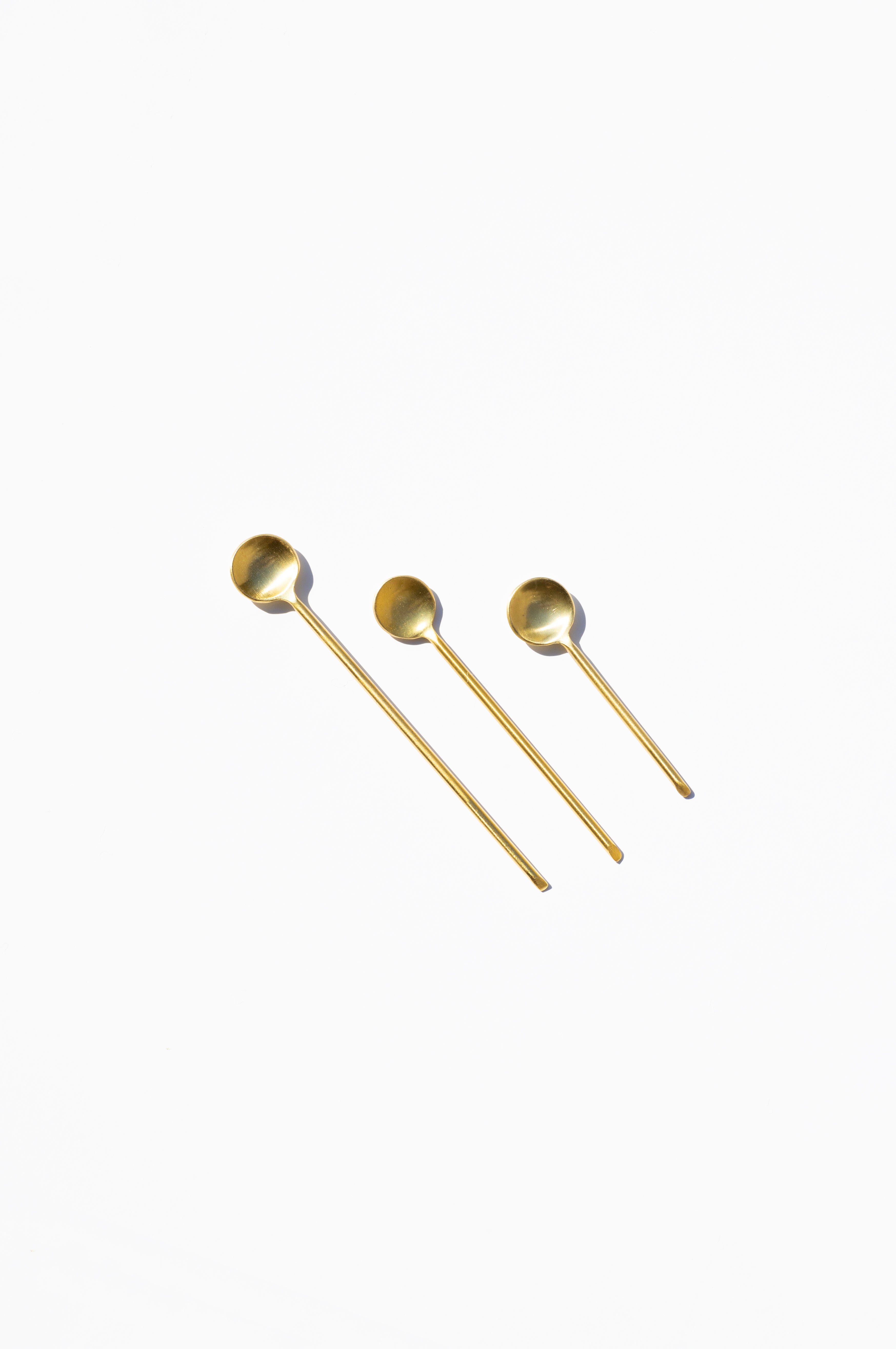 Luxury Thin Gold Spoons - Elegant Dessert & Coffee Spoons for Home, Parties & Gifting - 24K Gold Plated Flatware Set