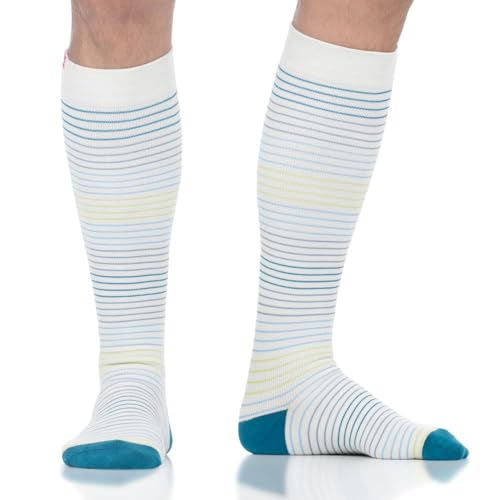 Blues & Lime Pinstripe