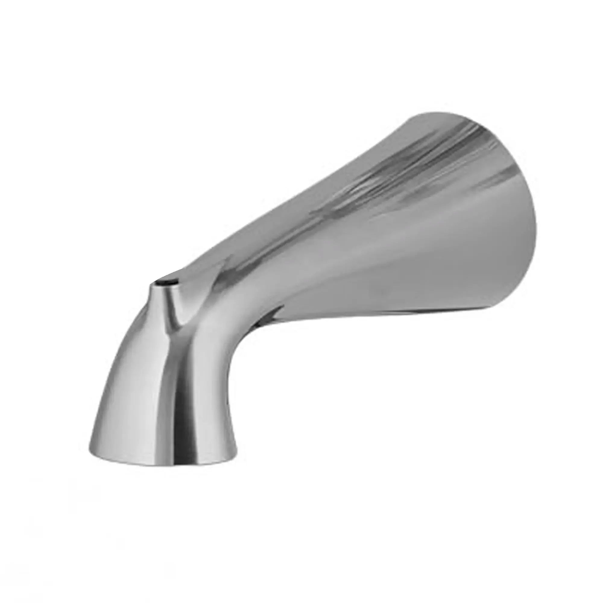 Fluent® 6.5 Inch Slip-On Non-Diverter Tub Spout - Chrome Bathroom Faucet for Shower & Bathtub Installation
