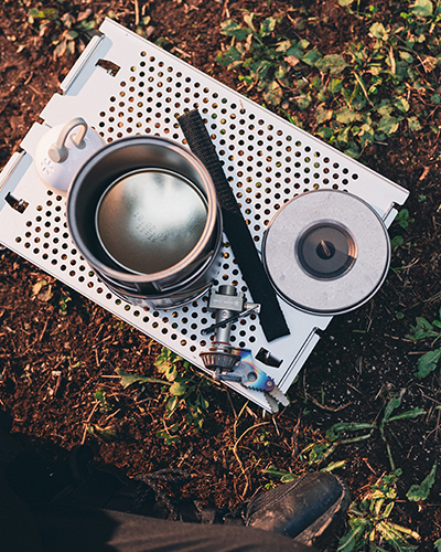 LiteMax Titanium Camping Stove - Ultra Lightweight Portable Backpacking Stove for Hiking, Backpacking & Outdoor Adventures