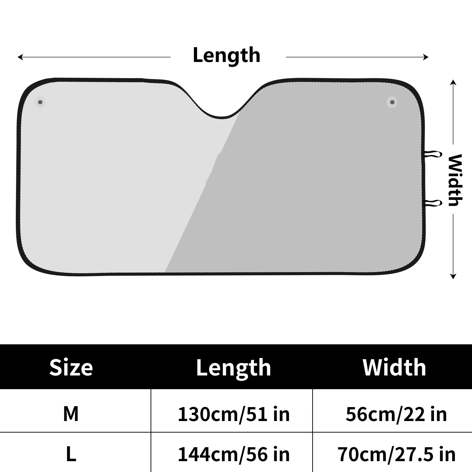 Green Skull Car Windshield Sun Shade - UV Protection & Heat Blocking for Vehicles - Perfect for Summer Parking & Sun Protection