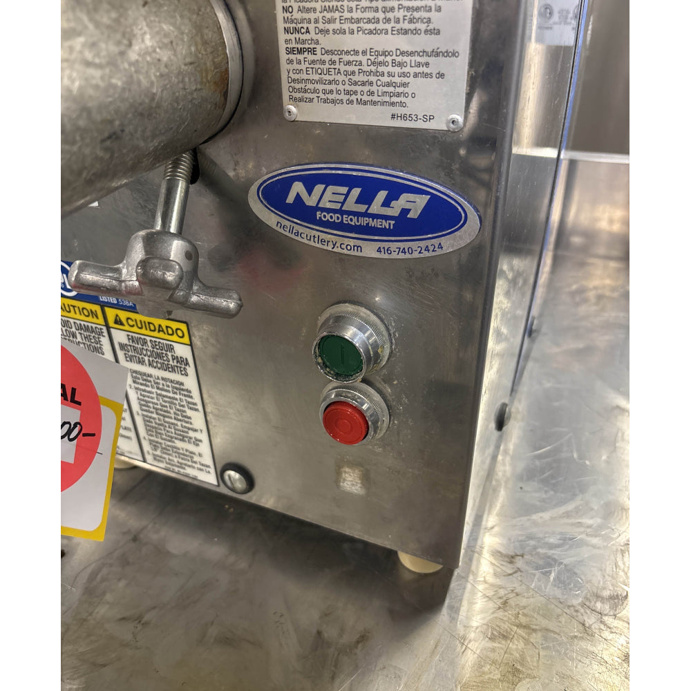 Used Biro 922SS Manual Feed Grinder with Aluminum Head - Commercial Meat Processing Equipment for Butcher Shops & Restaurants