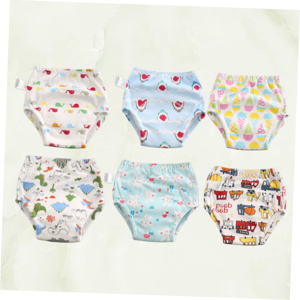 Wakauto 18 Pack Reusable Cloth Training Pants for Toddlers - Washable, Breathable, Leak Proof Underwear for Potty Training Boys & Girls | Daytime & Nighttime Use, Daycare, Travel, Home Use