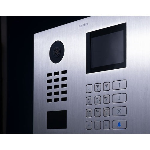Doorbird DB D21DKH Video Intercom System for Multi-Tenant Apartments & Condos - Secure Entry Access Control for Residential Buildings