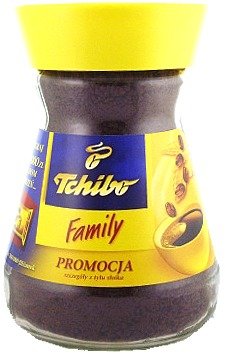 Tchibo Family Instant Coffee Jar - 200g Premium Freeze-Dried Coffee for Home & Office - Quick & Easy Brewing for Busy Mornings & Coffee Breaks