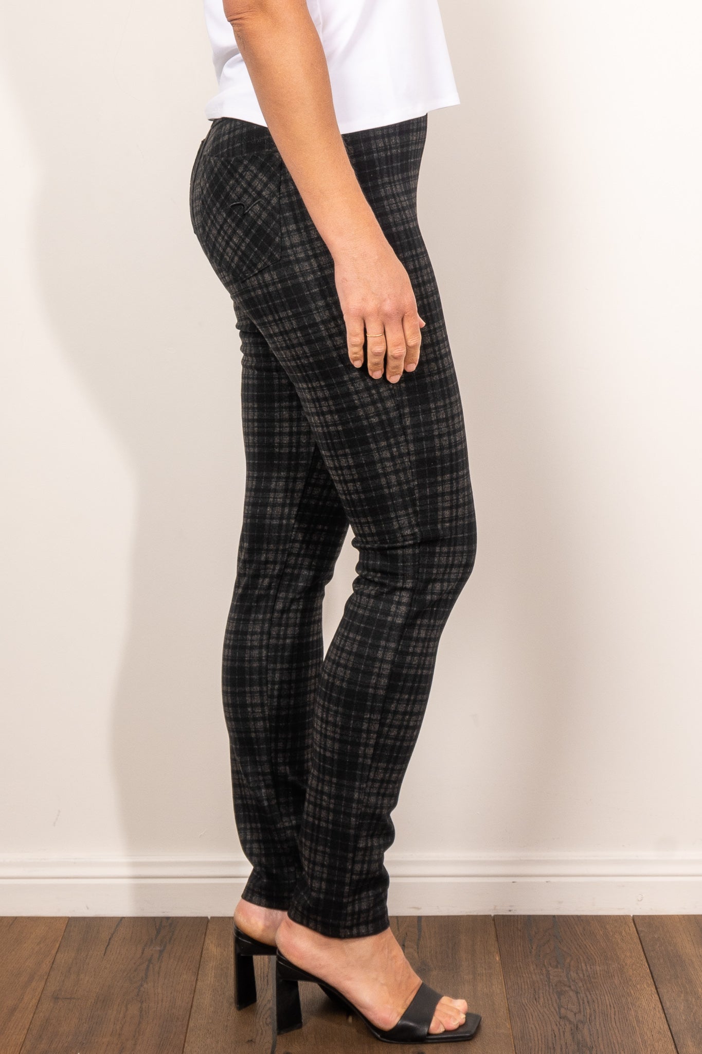 Vassalli Bennett Skinny Leg Ponte Pants for Women - Stretch Comfort & Slim Fit - Perfect for Work, Office & Casual Wear