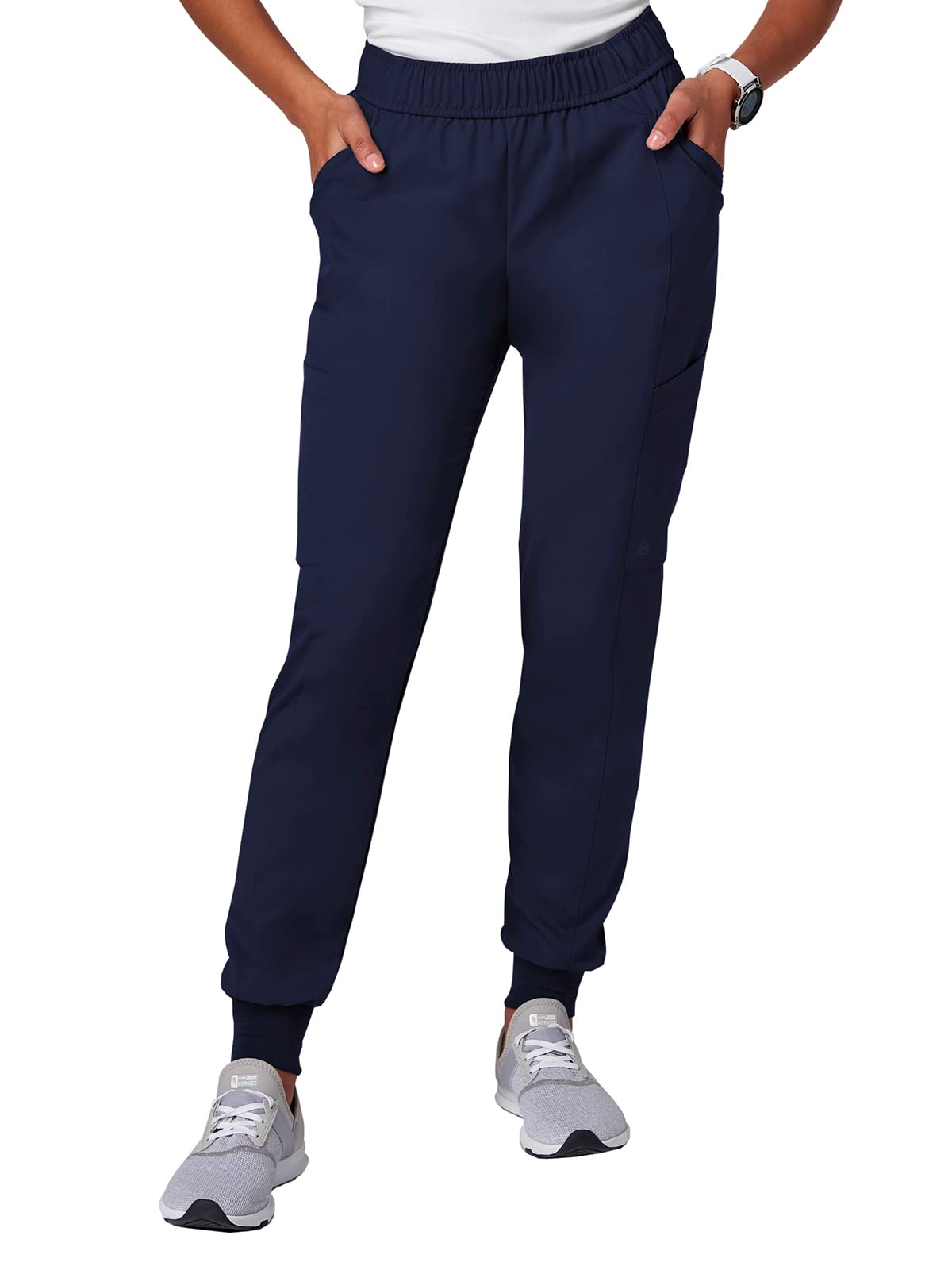 Meta Scrubs 15210 Women's Distal Jogger Pants - New Navy XS | Comfortable Medical Scrubs for Nurses & Healthcare Professionals | Perfect for Hospital Shifts & Clinical Work