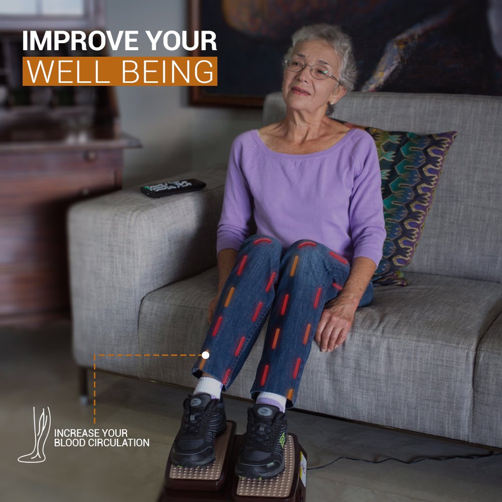 LegActivator - Portable Seated Leg Exerciser & Physical Therapy Machine for Seniors - Improve Circulation, Mobility & Health at Home or Office - Ideal for Elderly Fitness, Rehabilitation & Sedentary Workers