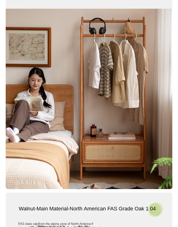 Premium Oak Solid Wood Clothes Hanger Rack - Heavy Duty Wooden Coat Hangers for Closet Organization - Perfect for Wardrobe, Laundry Room & Hotel Use