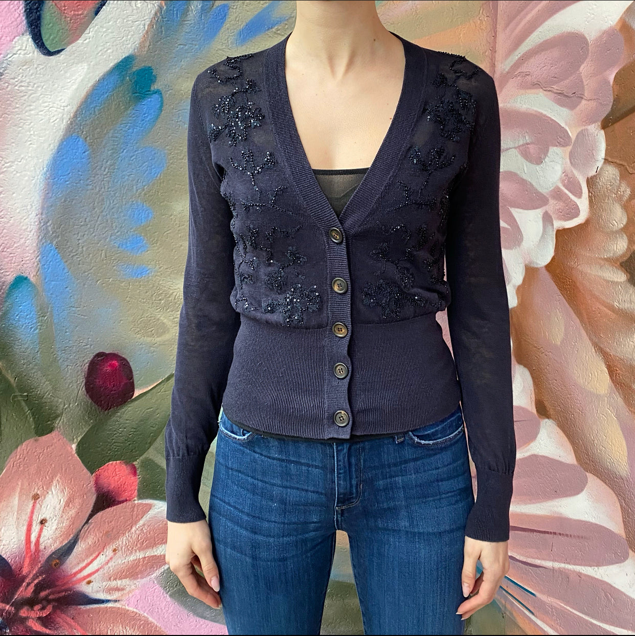 Brunello Cucinelli Bead Embellished Knit Cardigan Sweater for Women | Luxury Cashmere Blend Open Front Wrap | Perfect for Office, Date Night & Fall Layering
