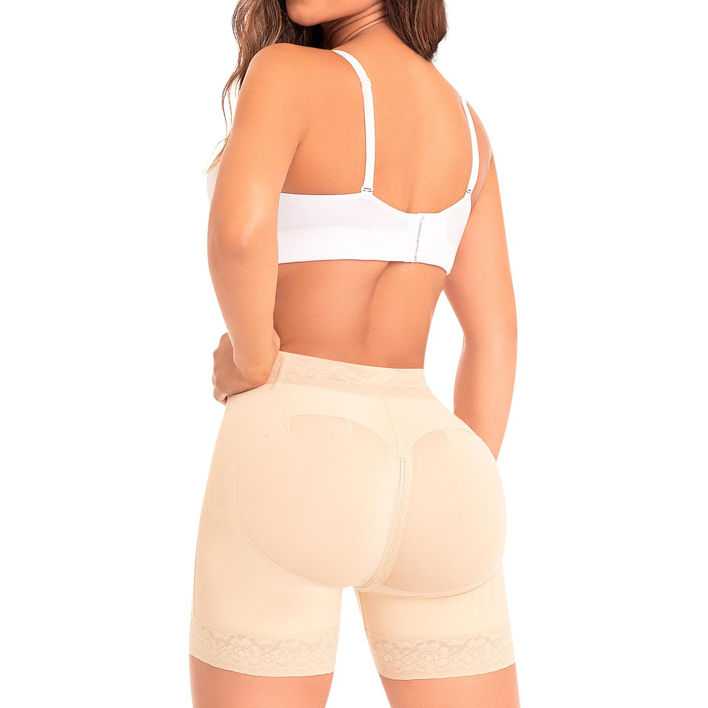 M&D 3722 Body Shaper Butt Lifter Slimmer Shorts for Women - High Waist Tummy Control Shapewear | Perfect for Workout, Daily Wear & Special Occasions