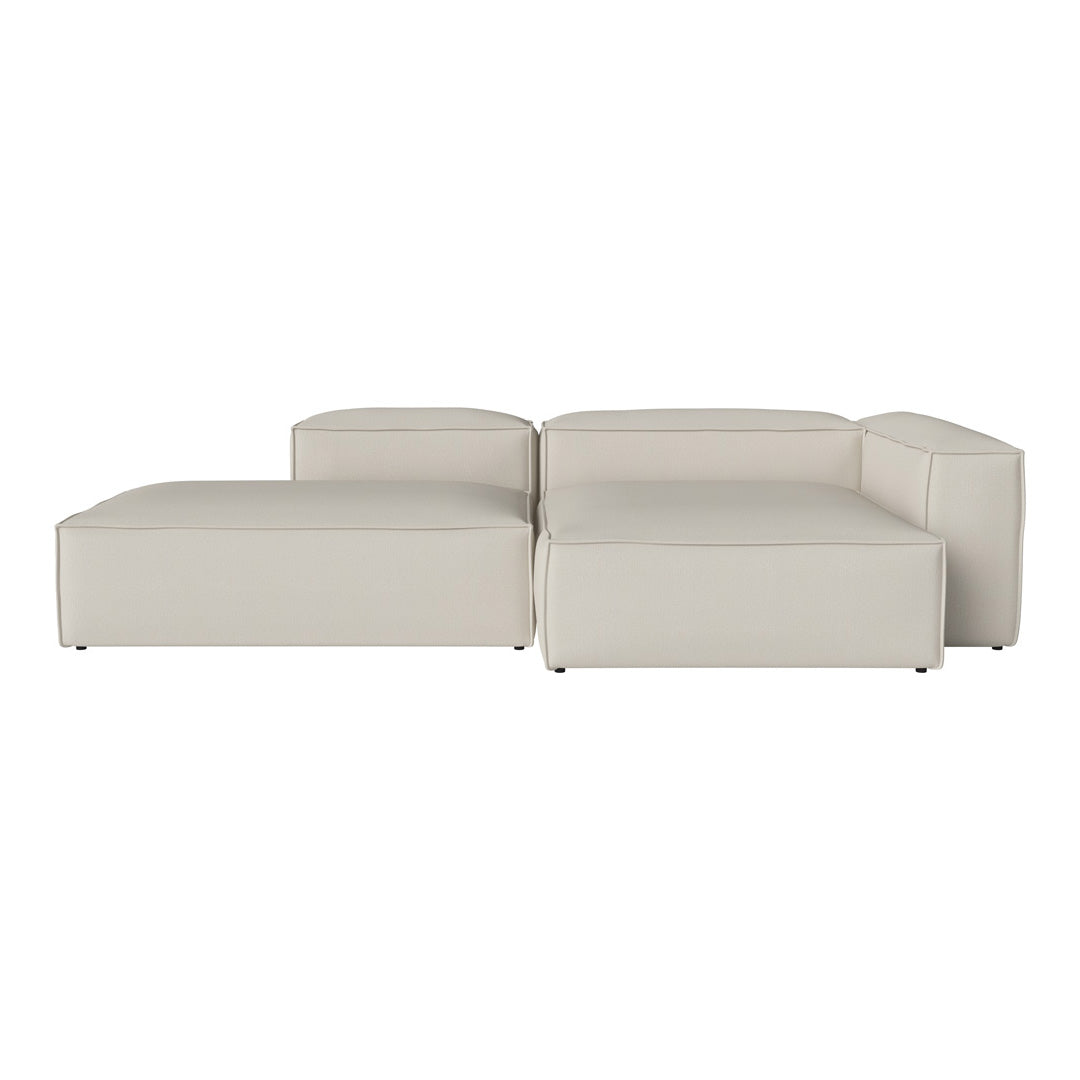 Cosima 2 Seater Sofa with Open End & Chaise - Modern Living Room Furniture for Small Spaces | Perfect for Apartments, Condos and Cozy Home Decor