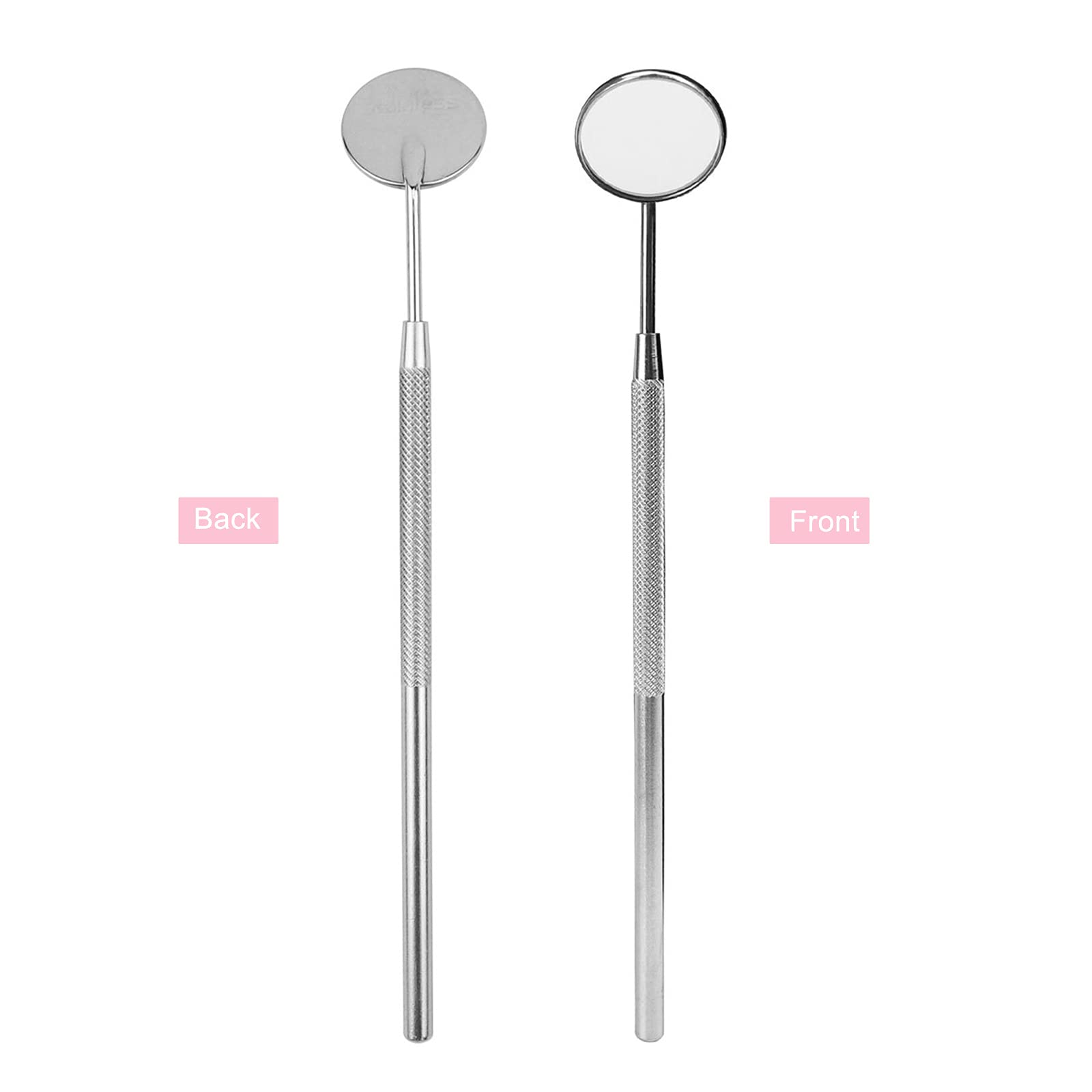 Professional Stainless Steel Round Lash Mirror for Eyelash Extensions - Silver | Perfect for Eyelash Technicians, Salon Professionals & Home Use | Essential Eyelash Extension Tools & Accessories