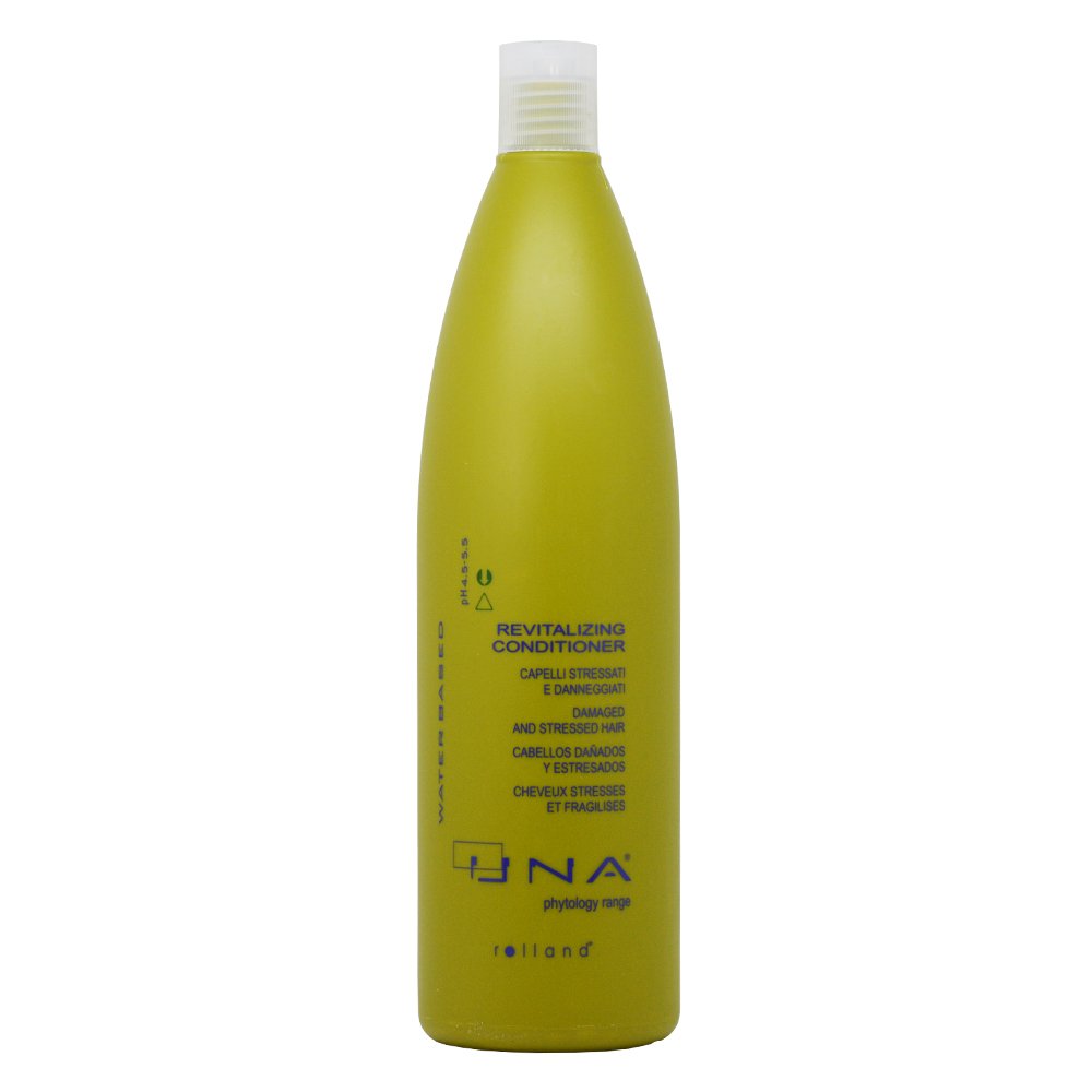 Roland UNA Revitalising Conditioner 1000ml - Deep Hydrating Hair Treatment for Dry & Damaged Hair - Salon Quality Leave-In Conditioner for Soft, Shiny & Healthy Hair - Perfect for Daily Use & Professional Styling