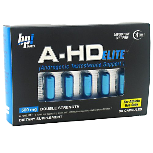 BPI Sports AHD Elite Supplement - 30 Capsules for Muscle Recovery & Performance | Pre-Workout & Post-Workout Support