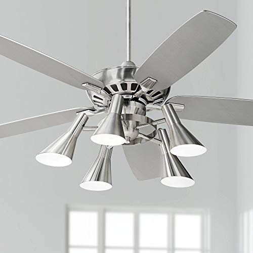 Silver Brushed Nickel - Modern LED 5-Light Kit