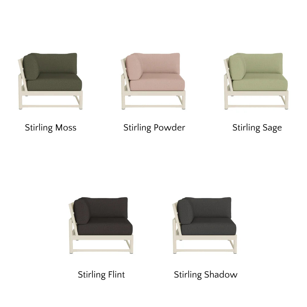 Breeze XL Outdoor Corner Sectional Sofa - Waterproof Patio Furniture Set with Cushions for Backyard, Poolside & Garden Relaxation