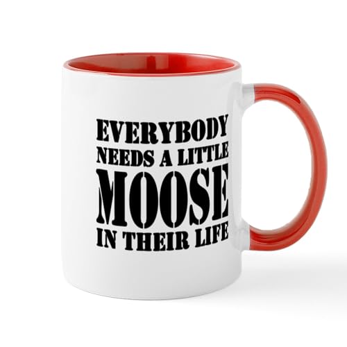 White/Red Inside - Moose Mugs