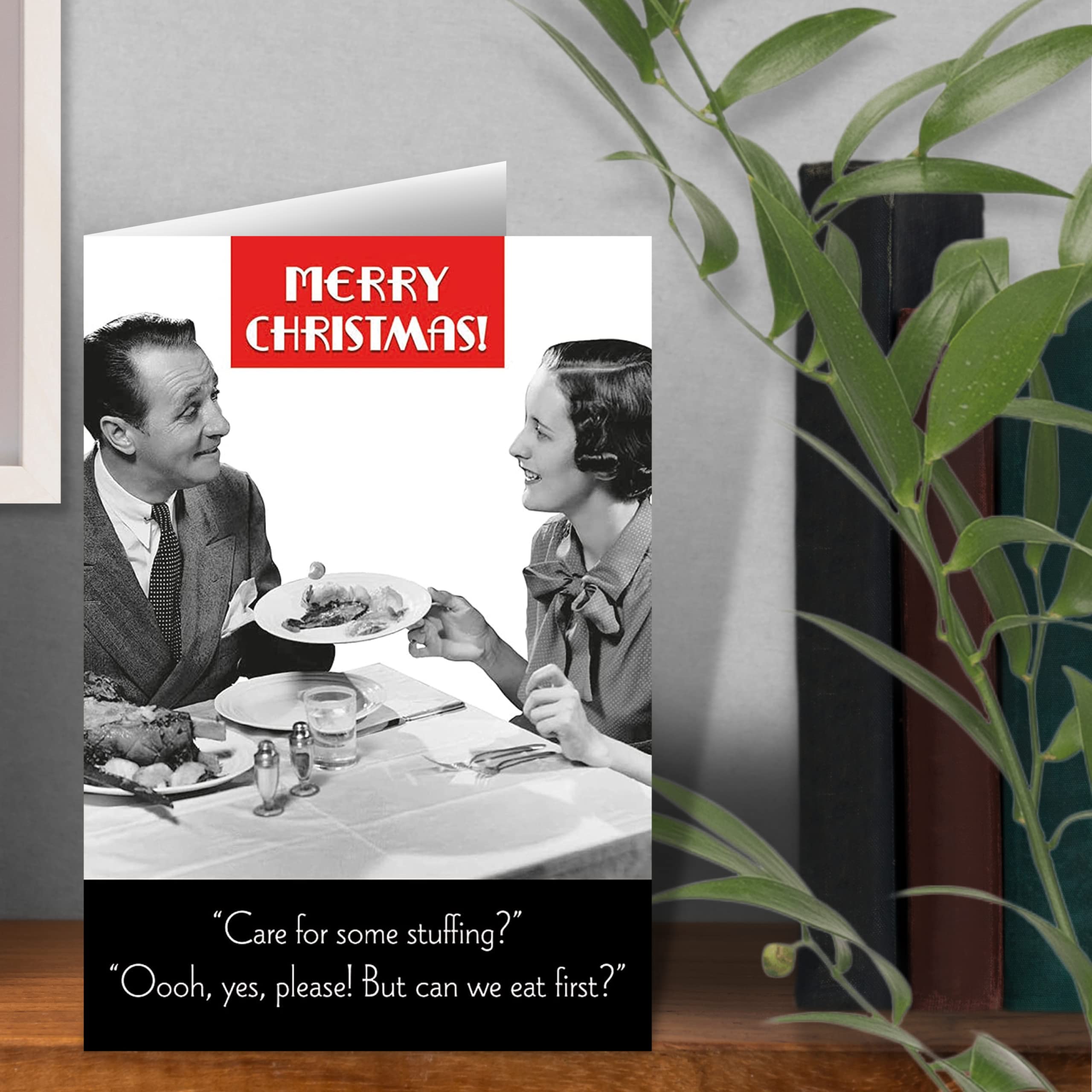 10-Pack Funny Christmas Cards with 2 Unique Designs - Rude & Humorous Holiday Greeting Cards for Office Parties, Family Gifts & Festive Celebrations