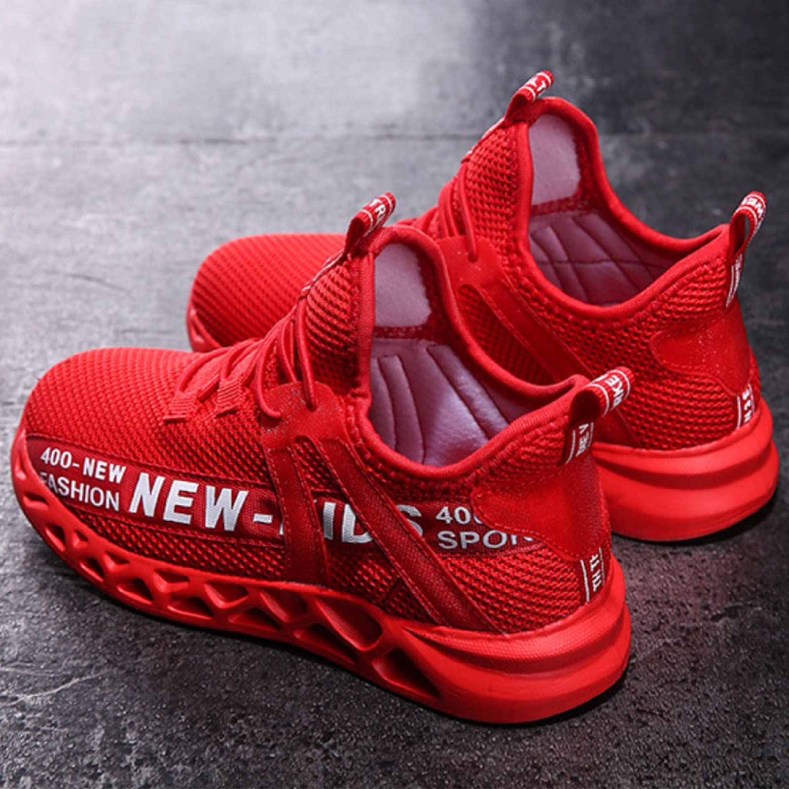 Breathable Double Mesh Sports Shoes for Boys and Girls - Lightweight Running & Training Shoes for Kids - Perfect for School, Gym, and Outdoor Activities