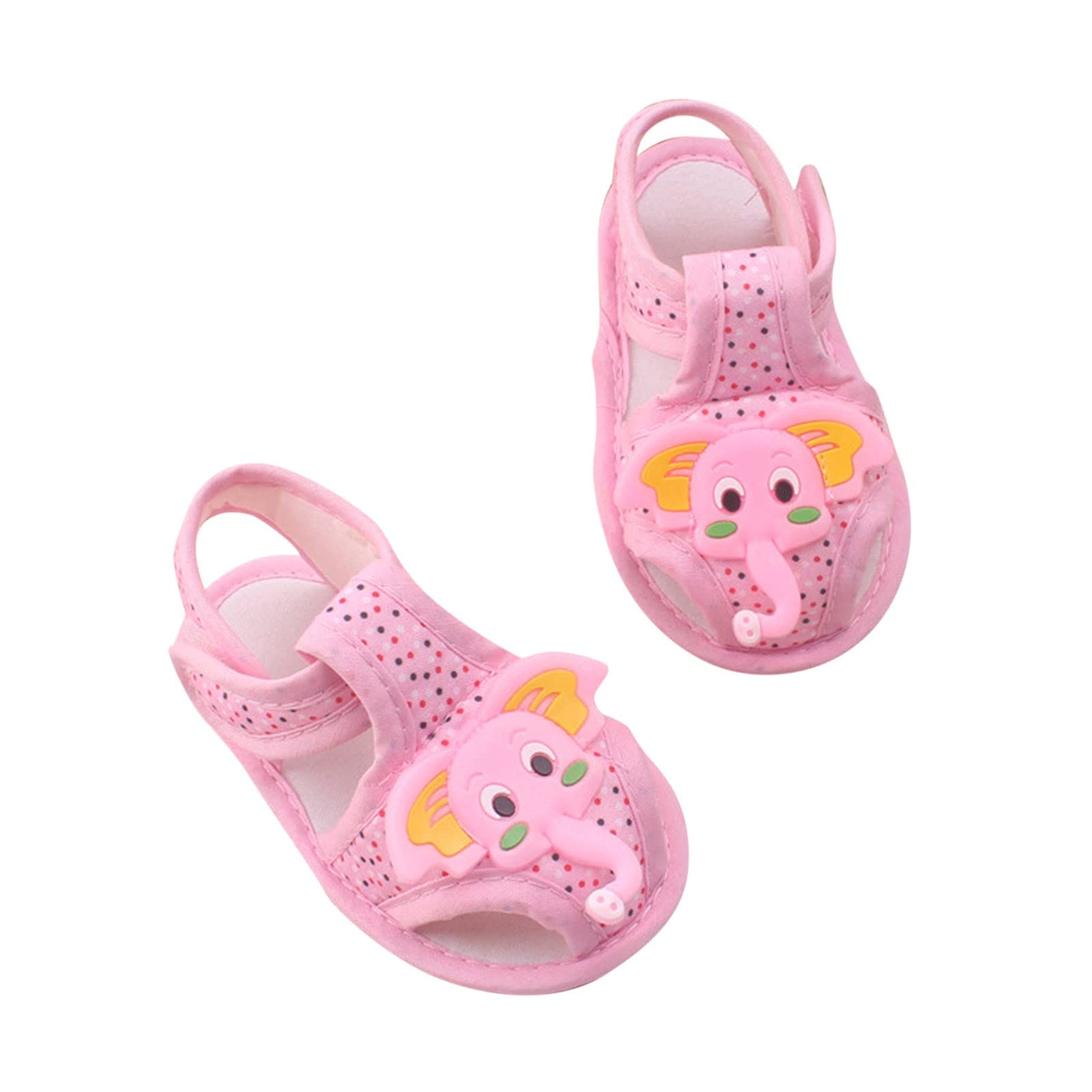 Lykmera Baby Sneakers - Soft Cloth Toddler Shoes with Cute Elephant Design | Comfortable & Breathable for First Walkers - Perfect for Playtime, Outings & Special Occasions