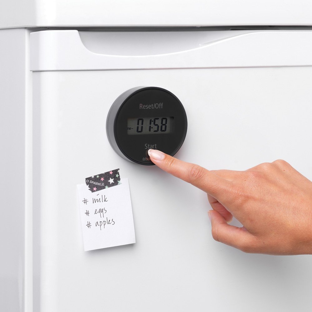 Premium Magnetic Kitchen Timer with Strong Hold - Digital Countdown Timer for Cooking, Baking, Exercise & Classroom Use