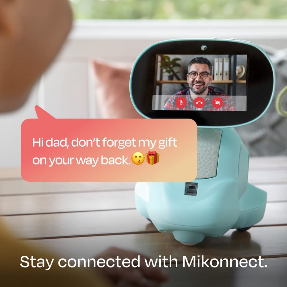 Miko 3: AI-Powered Smart Robot for Kids | Interactive STEM Learning Toy with Educational Apps & Games | Perfect Birthday Gift for Boys & Girls Ages 5-12 | Blue | Enhance Home Learning & Playtime Activities