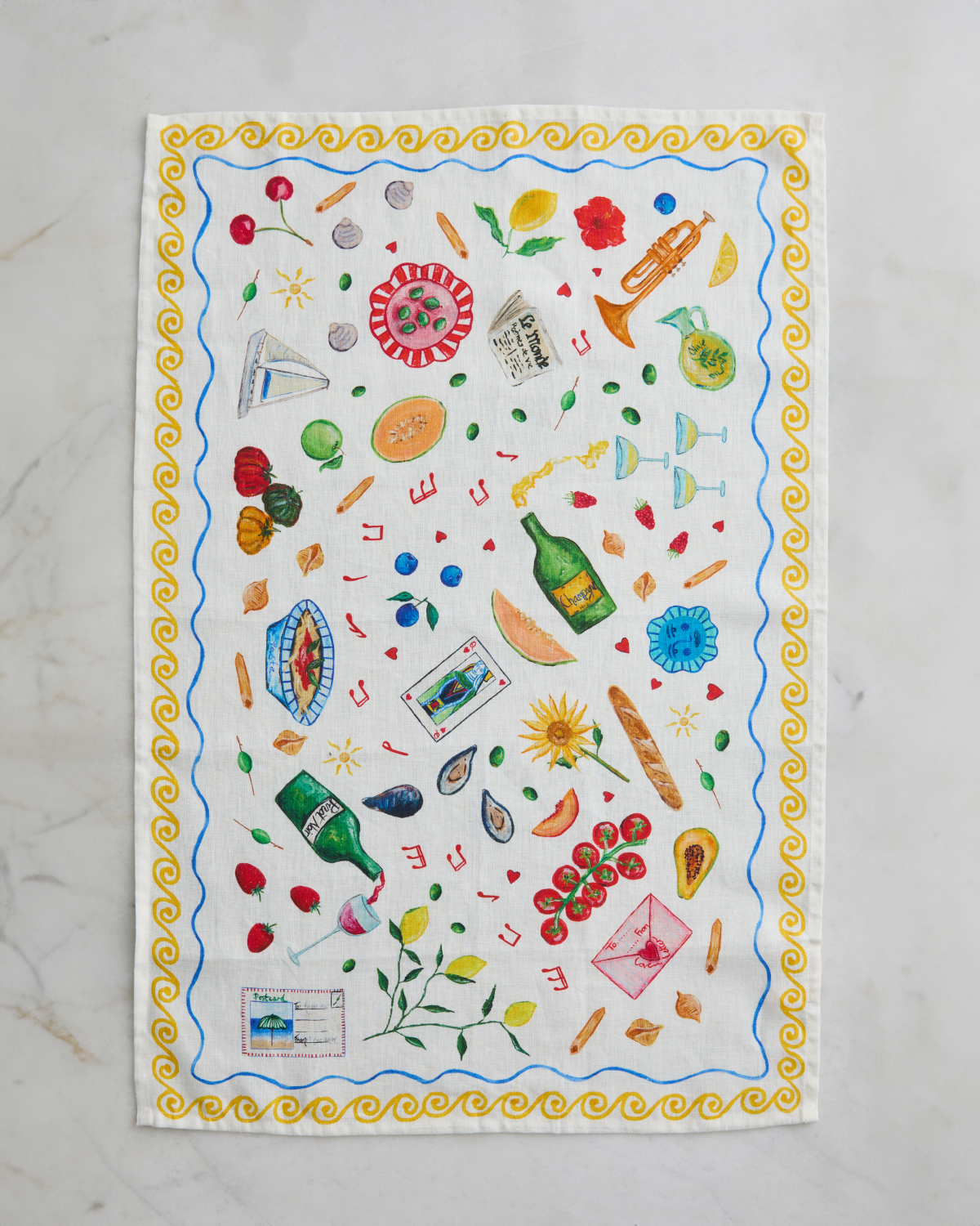 Premium 100% French Flax Linen Dish Towels - Soft, Absorbent & Eco-Friendly Kitchen Towels for Drying Dishes, Cleaning Countertops & Decorating Your Farmhouse Kitchen