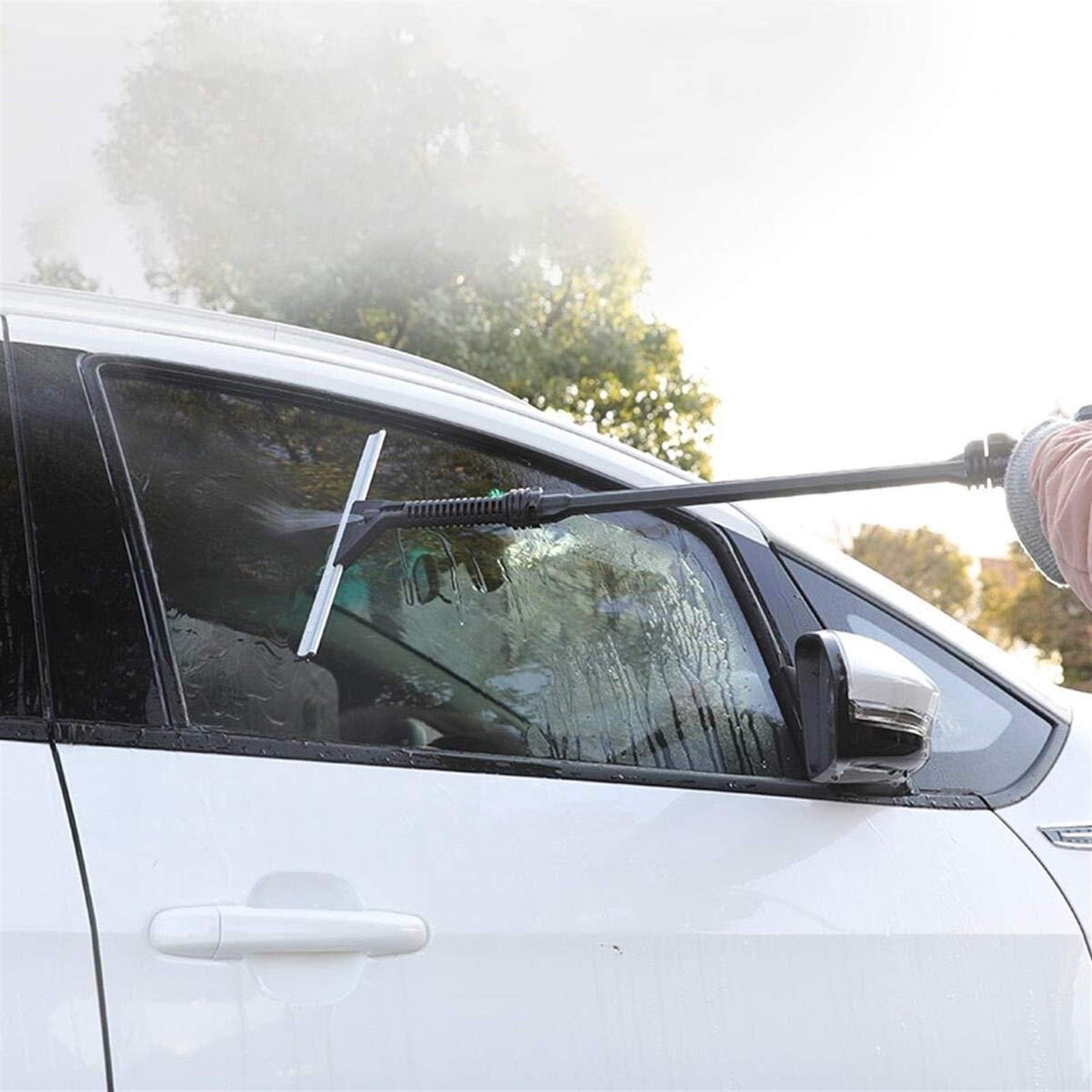 Worx WA4050 Pressure Washer Accessory - Black Window Squeegee with Water Sprayer for Car Washing & Home Cleaning | Perfect for Auto Detailing, Glass Cleaning & Outdoor Surfaces