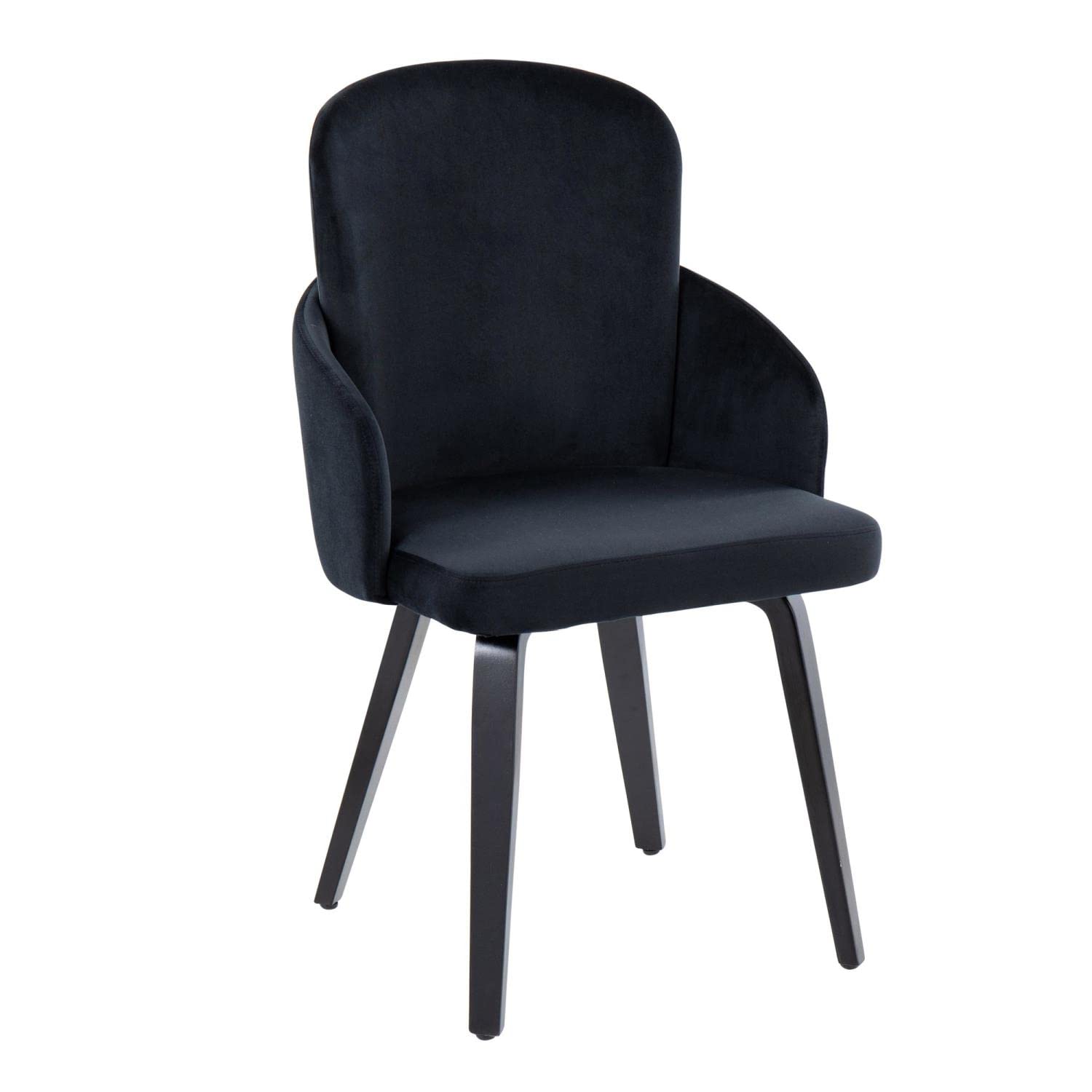 LumiSource Dahlia Upholstered Dining Chairs Set of 2 - Modern Kitchen Chairs for Dining Table - Comfortable Contemporary Seating for Home, Restaurant & Office Use