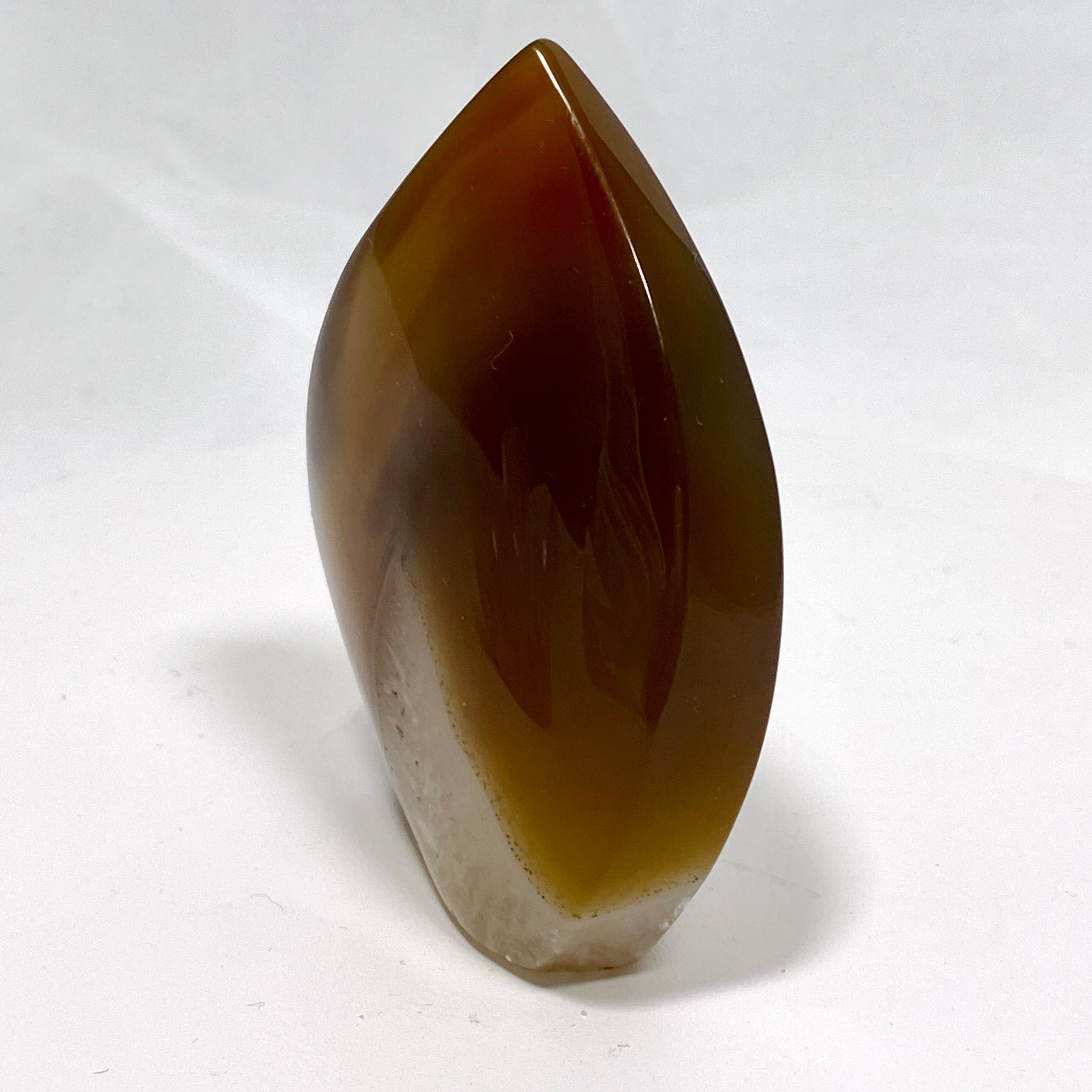 Agate Flame AGF 01 - Premium Natural Agate Stone for Jewelry Making, Home Decor & Spiritual Healing | Perfect for Necklaces, Bracelets & Meditation Spaces