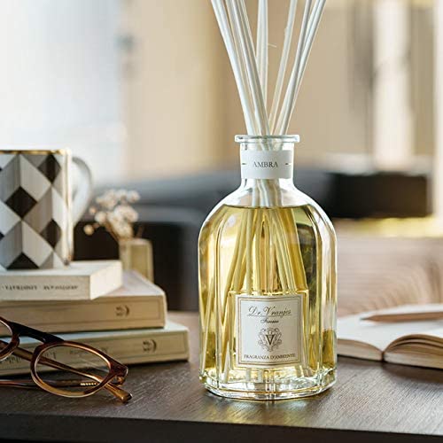 Dr. Vranjes AMBRA Luxury Scented Diffuser 250ml - Premium Ambergris Fragrance Oil Reed Diffuser for Home, Office & Spa Aromatherapy