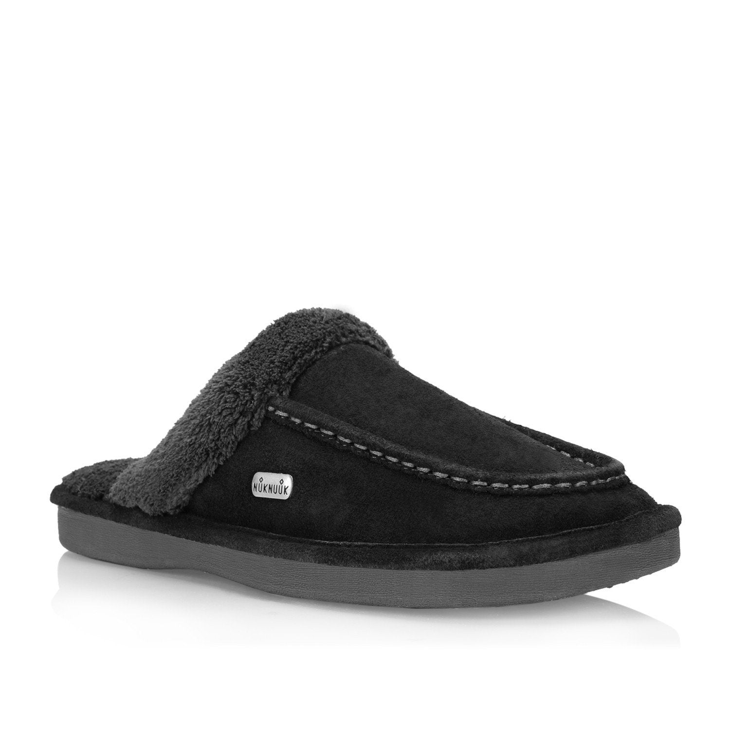 Men's Comfortable Black House Slippers - Soft Indoor/Outdoor Slides for Relaxation at Home, Lounging & Quick Errands