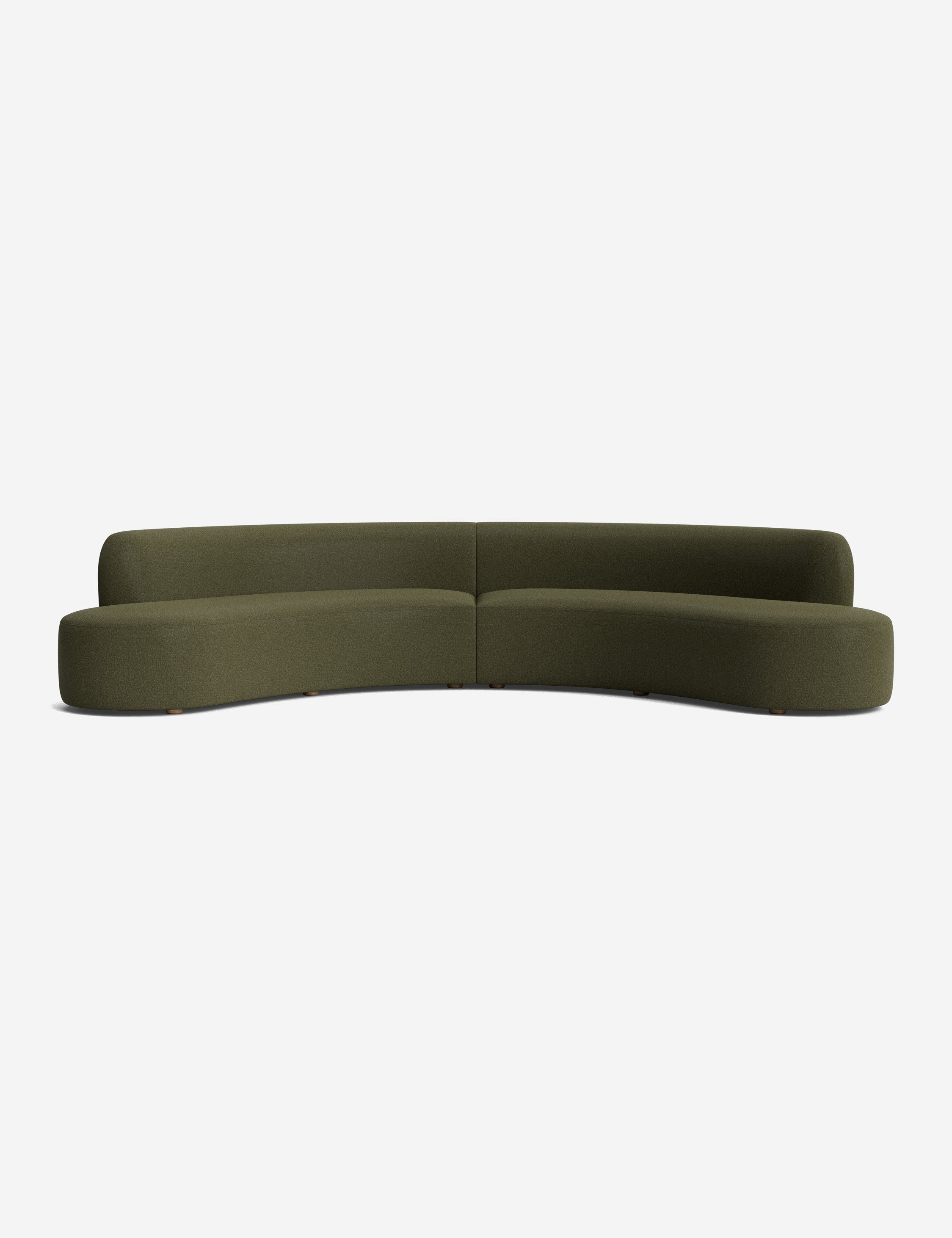 Modern Cara Sectional Sofa - 3-Piece L-Shaped Couch with Reversible Chaise, Soft Fabric Upholstery, and Sturdy Wooden Frame - Perfect for Living Room, Family Room, or Home Theater Seating