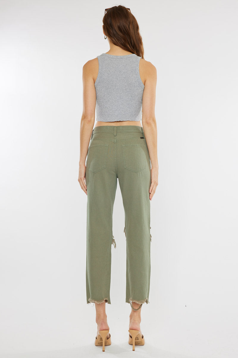 Blakely High Rise Straight Leg Jeans for Women - Stretchy Denim Pants, Comfortable & Flattering Fit - Perfect for Casual Wear, Office, and Date Night