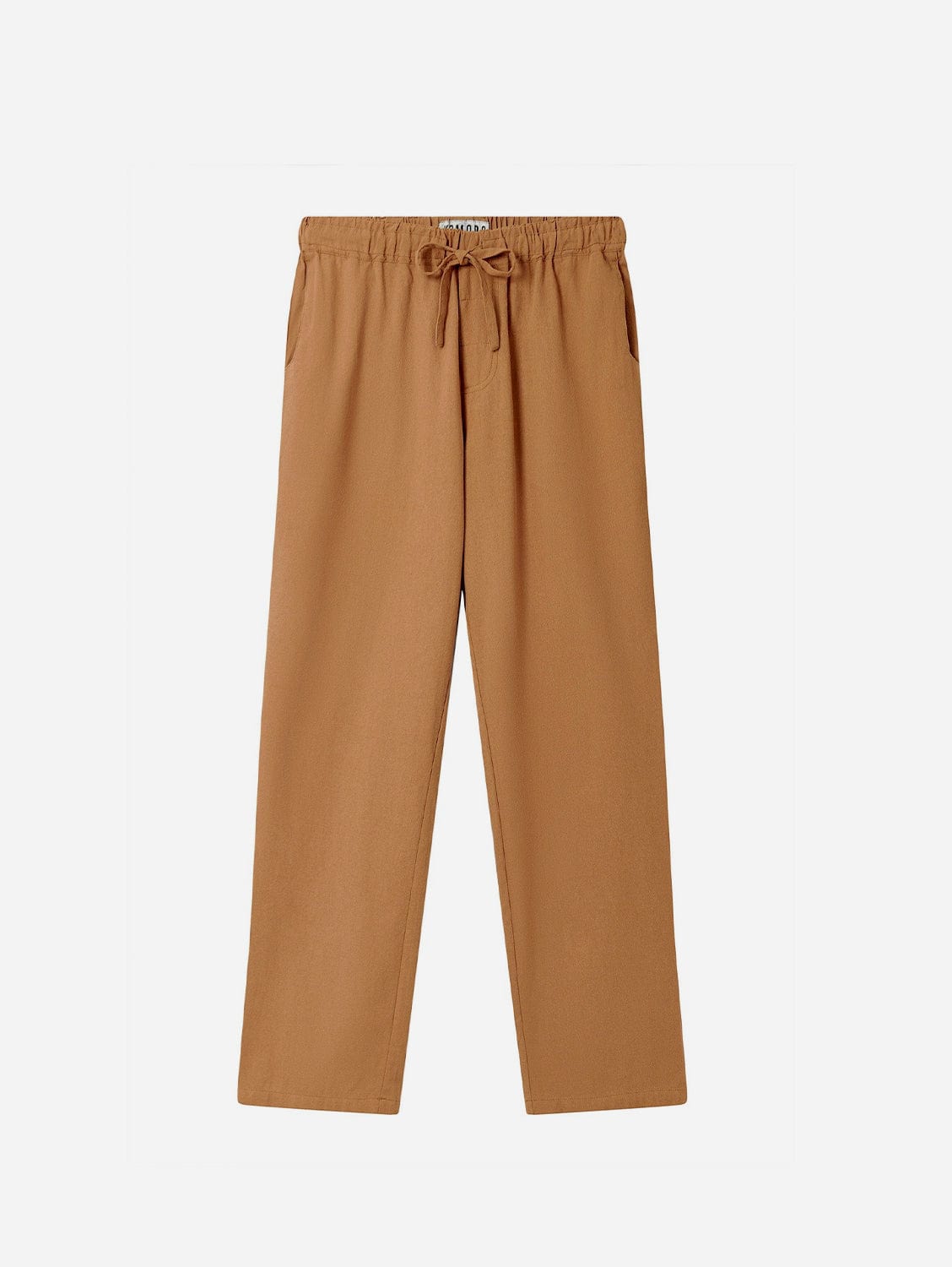 Joshua Men's Organic Cotton Trousers - Comfortable Casual Pants for Work & Travel | Tan | Eco-Friendly & Breathable Fabric