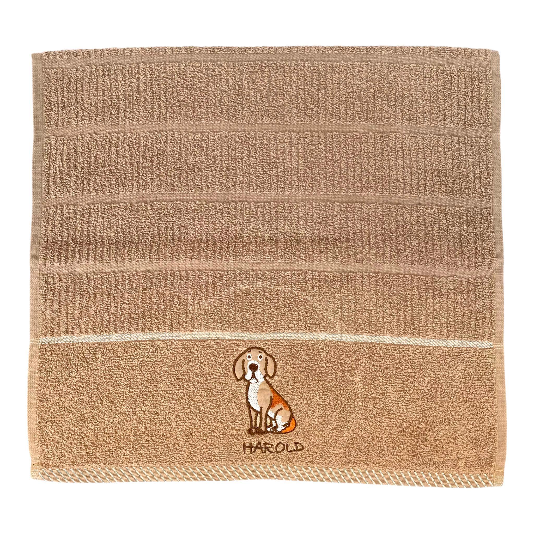 Harold Dog Kitchen Towel - Absorbent & Durable Pet-Themed Dish Cloth for Cleaning, Drying Dishes - Perfect for Dog Lovers & Home Decor